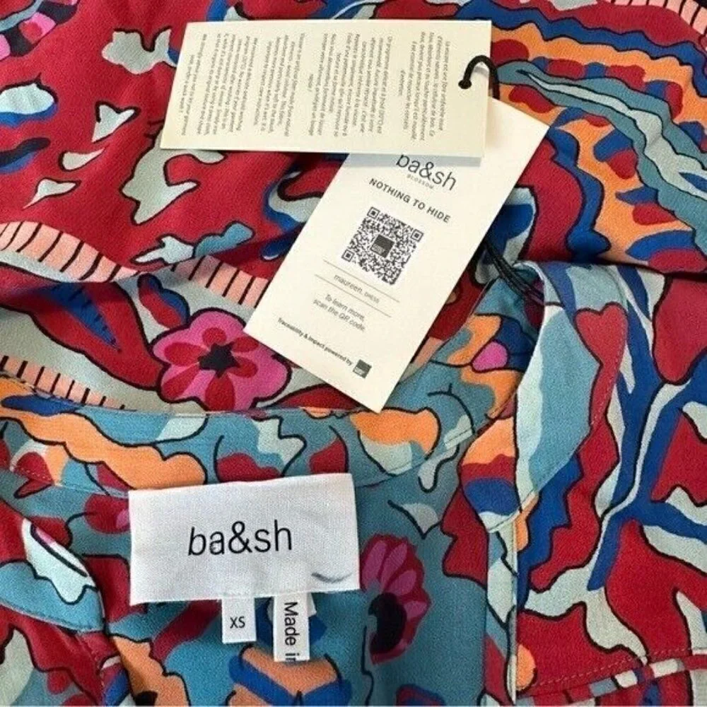 Ba&Sh Maureen floral-printed dress Size XS